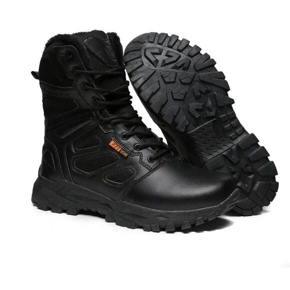 (F2) Men Wear-Resistant Tactical Training and Combat Boots for Outdoor Hiking,40 - Picture 4 of 16